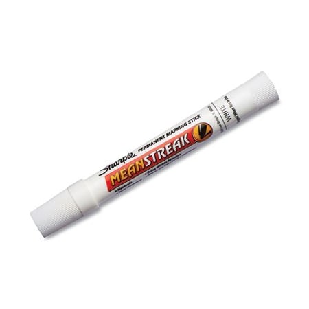 Dymo White Permanent Marker, Broad Tip 85018